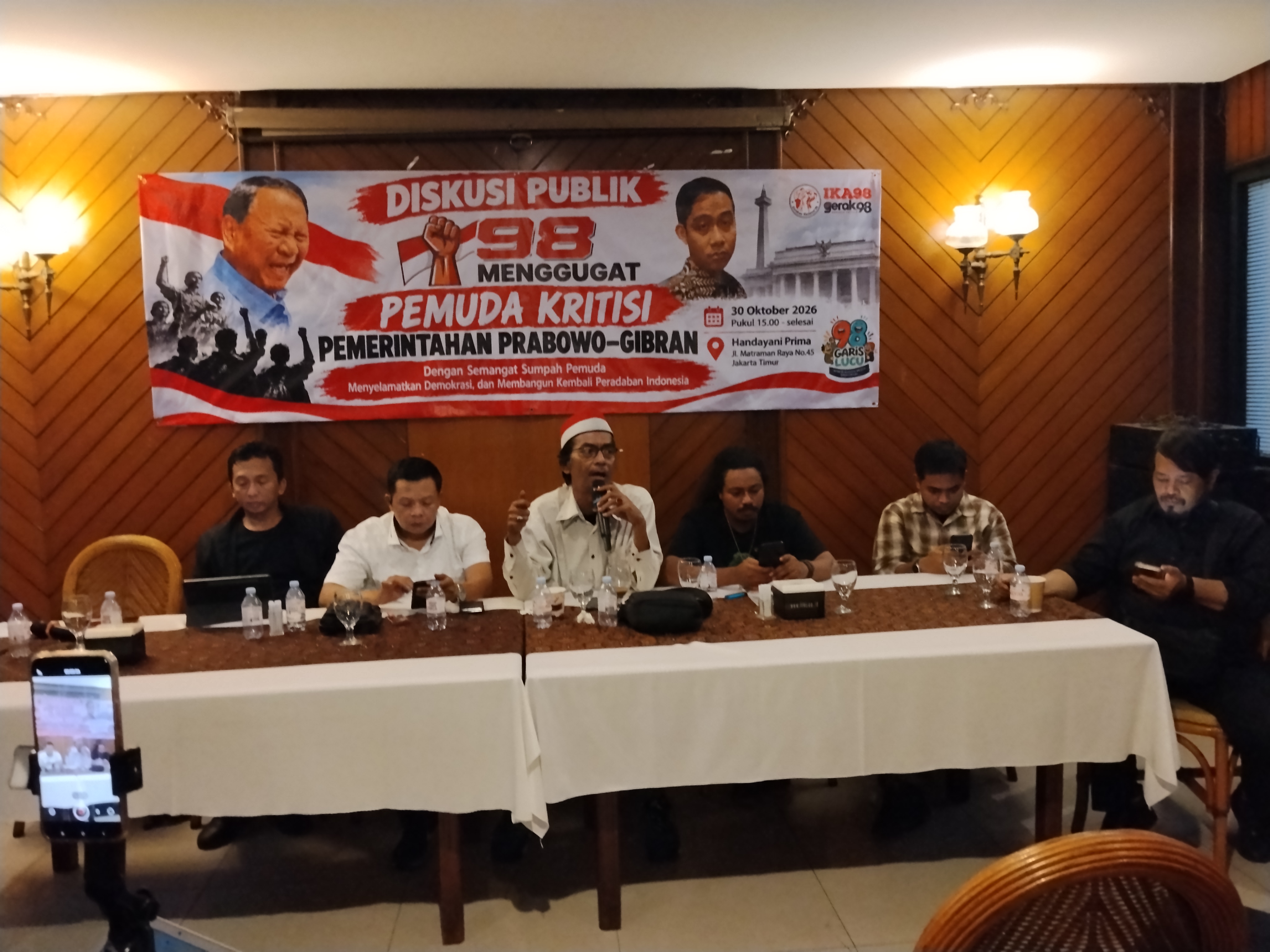 ​IKA 98, GERAK 98, dan 98 Garis Lucu: “Pemuda Kritis 2 Tahun Pemerintahan Prabowo-Gibran