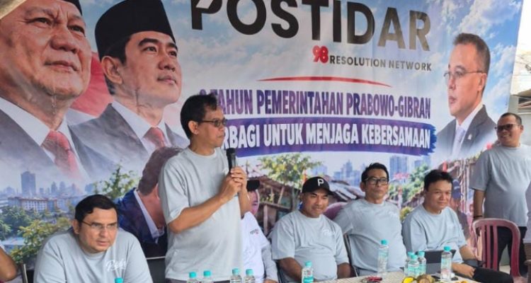 Postidar – 98 Resolution Network Jelang 2 Tahun Prabowo-Gibran, Berbagi untuk Jaga Kebersamaan