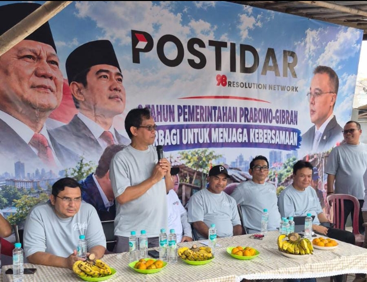 Postidar – 98 Resolution Network Jelang 2 Tahun Prabowo-Gibran, Berbagi untuk Jaga Kebersamaan